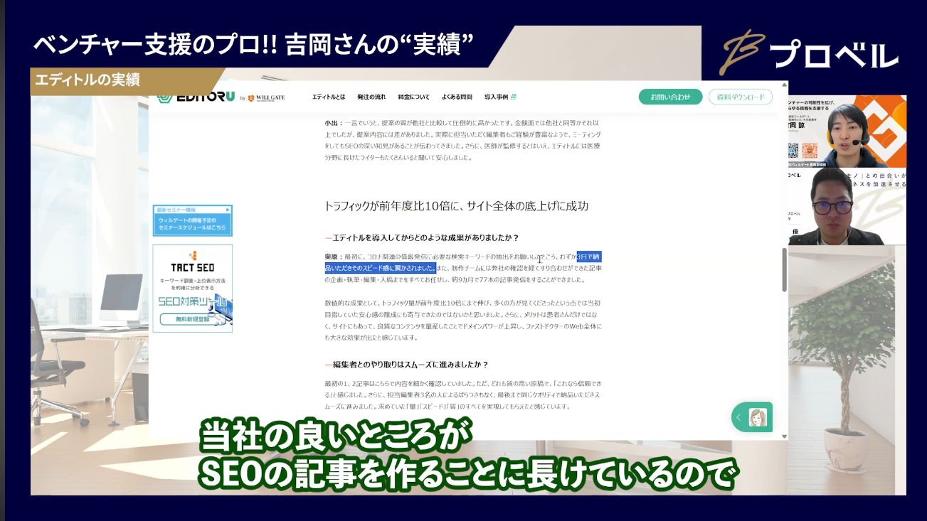 ファストドクターの制作と成果